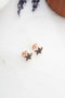 Heliophilia Silver Pendientes de Plata de Ley 925 Negros Stud NRZ99417